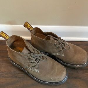 Dr. Marten nubuck leather low boot